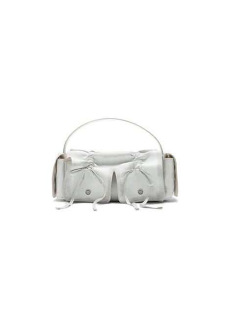 borsa multipocket donna bianca ACNE STUDIOS | A01368AHX